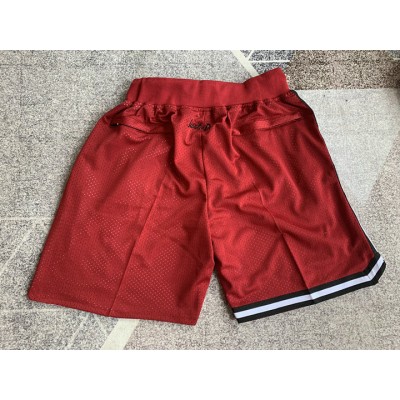 Pantaloncini NBA Miami Heat Miami Just don Rosso