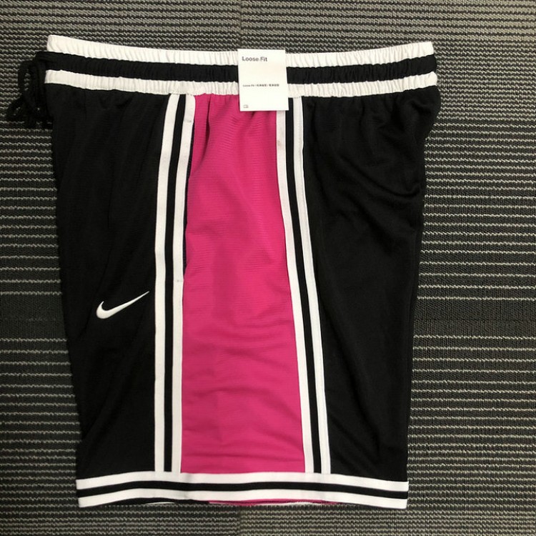 Pantaloncini NBA Miami Heat basketball elite Nero Rose