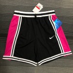 Pantaloncini NBA Miami Heat basketball elite Nero Rose