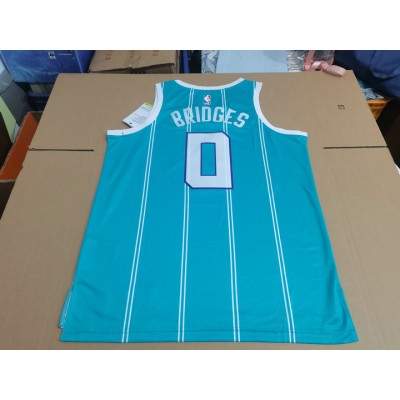 Maglia NBA Miles Bridges 0 Charlotte Hornets Icon Edition Teal