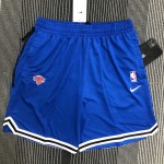 Pantaloncini NBA New York Knicks 2021 training Blu