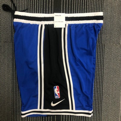 Pantaloncini NBA New York Knicks 2022 training Blu Nero