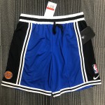 Pantaloncini NBA New York Knicks 2022 training Blu Nero