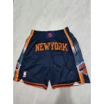 Pantaloncini NBA New York Knicks 23-24 statement just don Blu