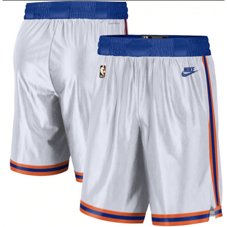 Pantaloncini NBA New York Knicks 75th anniversary Bianco