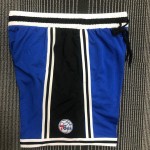 Pantaloncini NBA Philadelphia 76ers 2022 training Blu Nero