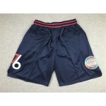 Pantaloncini NBA Philadelphia 76ers 21-22 city just don Blu