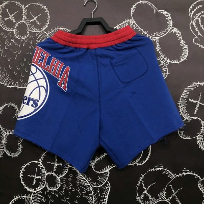 Pantaloncini NBA Philadelphia 76ers nike athleisure Blu