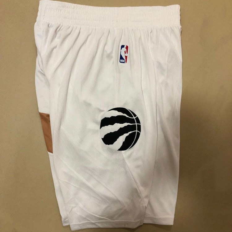 Pantaloncini NBA Toronto Raptors 2019 city Bianco