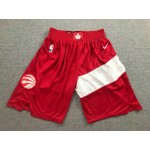 Pantaloncini NBA Toronto Raptors 2019 earned Rosso Ricamato