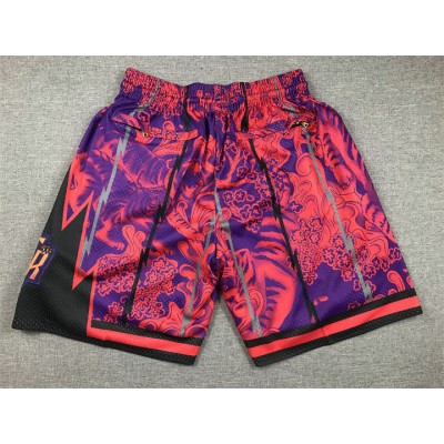 Pantaloncini NBA Toronto Raptors tigers year just don Rosso