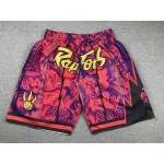 Pantaloncini NBA Toronto Raptors tigers year just don Rosso