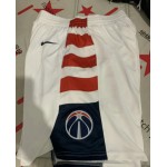 Pantaloncini NBA Washington Wizards Bianco