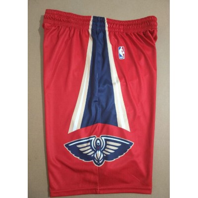 Maglia NBA New Orleans Pelicans Pantaloncini Rosso con tasche