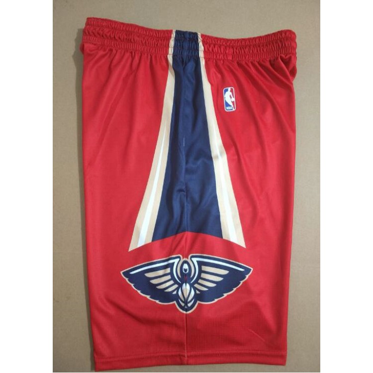 Maglia NBA New Orleans Pelicans Pantaloncini Rosso con tasche