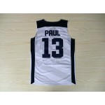 Maglia Nike 13 Paul 2012 Team USA Olympics Bianco