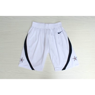 Maglia Nike 2008 USA Basketball Olympic Team Pantaloncini Bianco