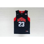 Maglia Nike 23 Irving 2012 Team USA Olympics Blu