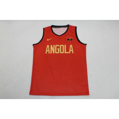 Maglia Nike Angola Basketball Team Rosso Uomo