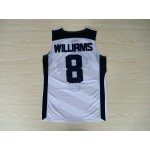 Maglia Nike Team 2012 USA Olympic Deron Williams 8 Basketball Team Bianco