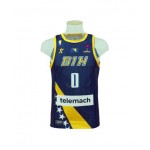 Nurkic Azul 0 Bosnia and Herzegovina 22-23 Away Maglia Blu Navy Uomo