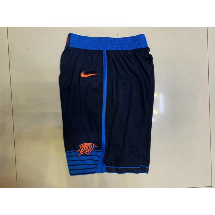 Maglia NBA Oklahoma City Thunder OKC 18-19 city Pantaloncini Blu