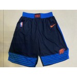 Maglia NBA Oklahoma City Thunder OKC 18-19 city Pantaloncini Blu