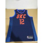 Maglia NBA Oklahoma City Thunder Steven Adams 12 2017-18 Statement Blu