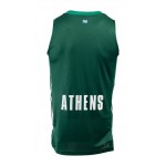 Panathinaikos 2022-23 Home Basketball Maglia Verde Uomo