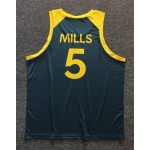 Patty Mills 5 Team 2022 Australia Basketball Maglia Blu Navy Uomo