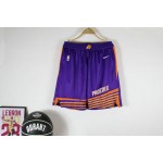 Maglia NBA Phoenix Suns 23-24 Pantaloncini Viola Stampato