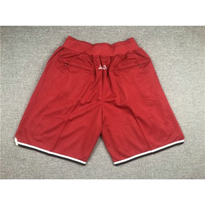 Maglia NBA Rockets Chinese version Just don Pantaloncini Rosso simple