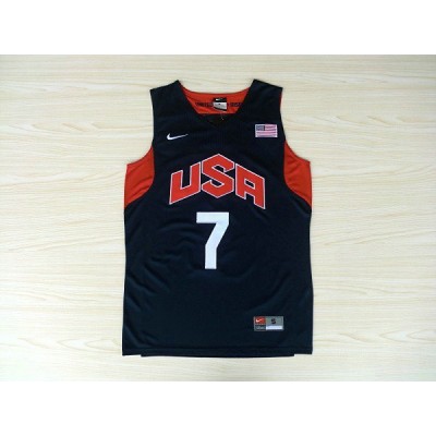 Maglia Russell Westbrook Nike Team USA 7 Olympic Basketball Blu