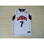 Maglia Russell Westbrook Nike Team USA 7 Olympic Basketball Bianco