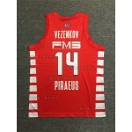 Maglia Sasha Vezenkov 14 Olympiakos Piraeus 2022-23 Basketball Uomo