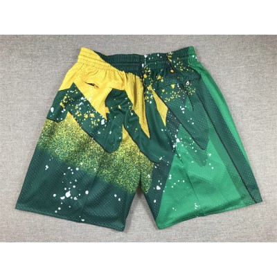 Maglia NBA Seattle Supersonics Just don Pantaloncini Verde Giallo