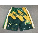 Maglia NBA Seattle Supersonics Just don Pantaloncini Verde Giallo