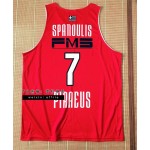 Maglia Spanoulis 7 Striped Olympiacos BC 2023 Limited Edition Uomo