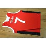 Steve Nash 7 Team Canada Basketball Maglias Bianco Rosso Uomo