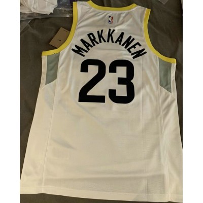 Maglia NBA Utah Jazz Lauri Markkanen 2022-23 Bianco