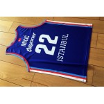 Maglia Vasilije Micic Nr. 22 Anadolu Efes Istanbul Euroleague Home Blu Uomo