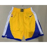 Maglia NBA Warriors 19-20 season Pantaloncini Giallo Stampato