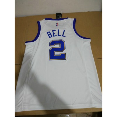 Maglia Warriors Jordan Bell 2 2017-18 Classic Bianco